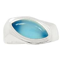 Blue Chelcedony-Ring - BCDR694