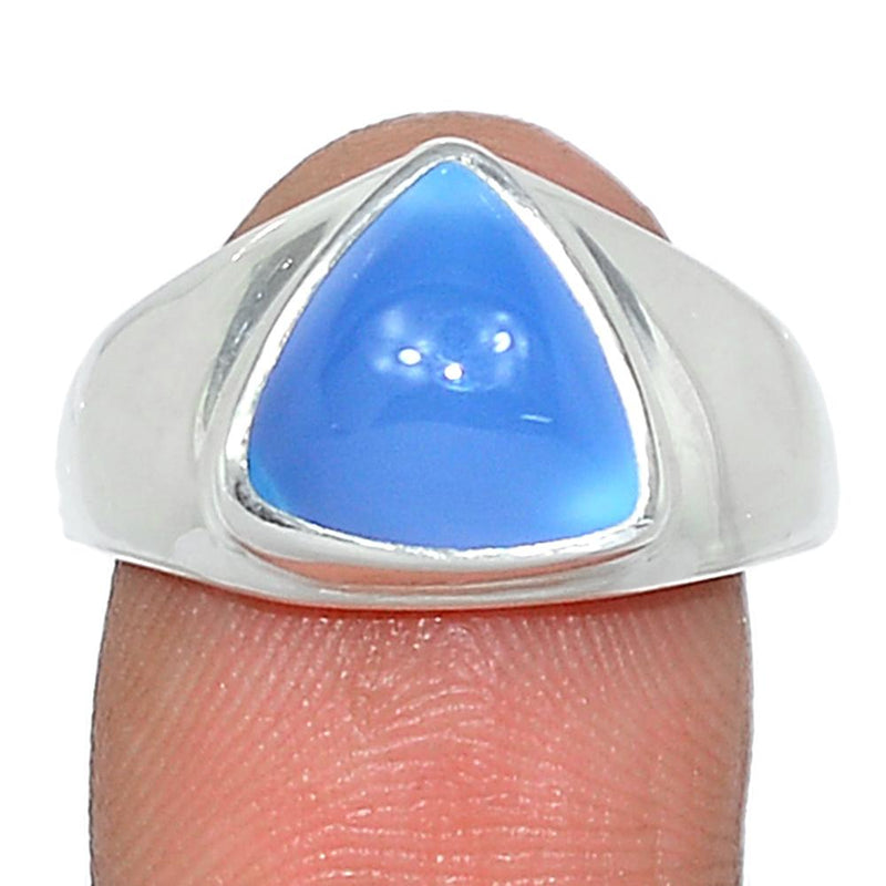 Solid - Blue Chalcedony Ring - BCDR812