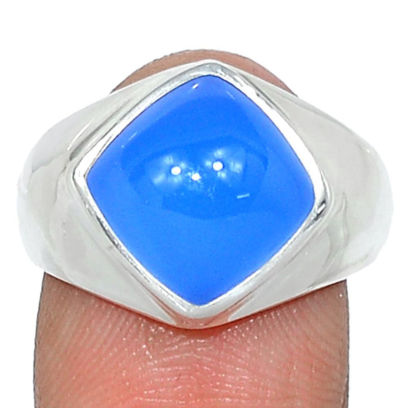 Solid - Blue Chalcedony Ring - BCDR814