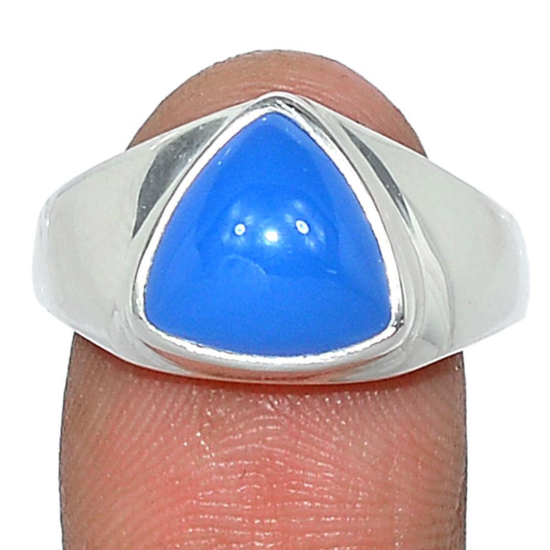 Solid - Blue Chalcedony Ring - BCDR815