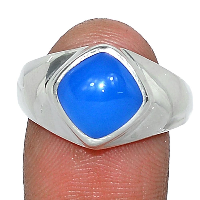 Solid - Blue Chalcedony Ring - BCDR820