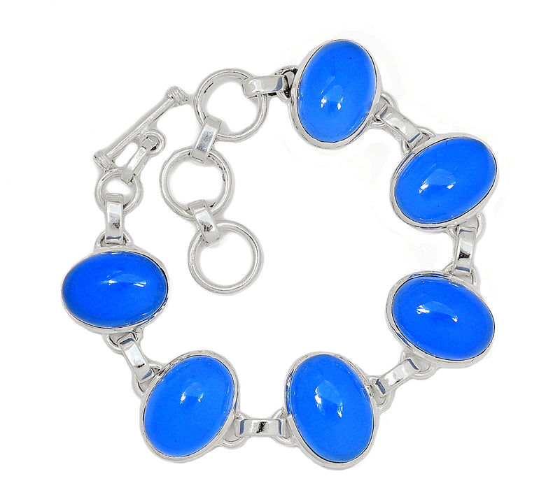7.7" Blue Chalcedony Bracelets - BCDB84