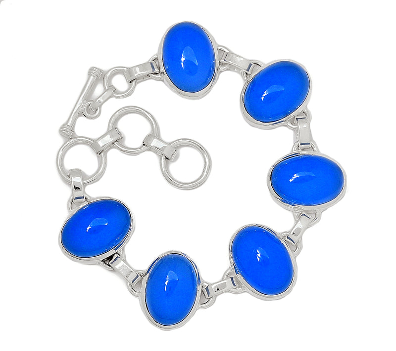 7.7" Blue Chalcedony Bracelets - BCDB87