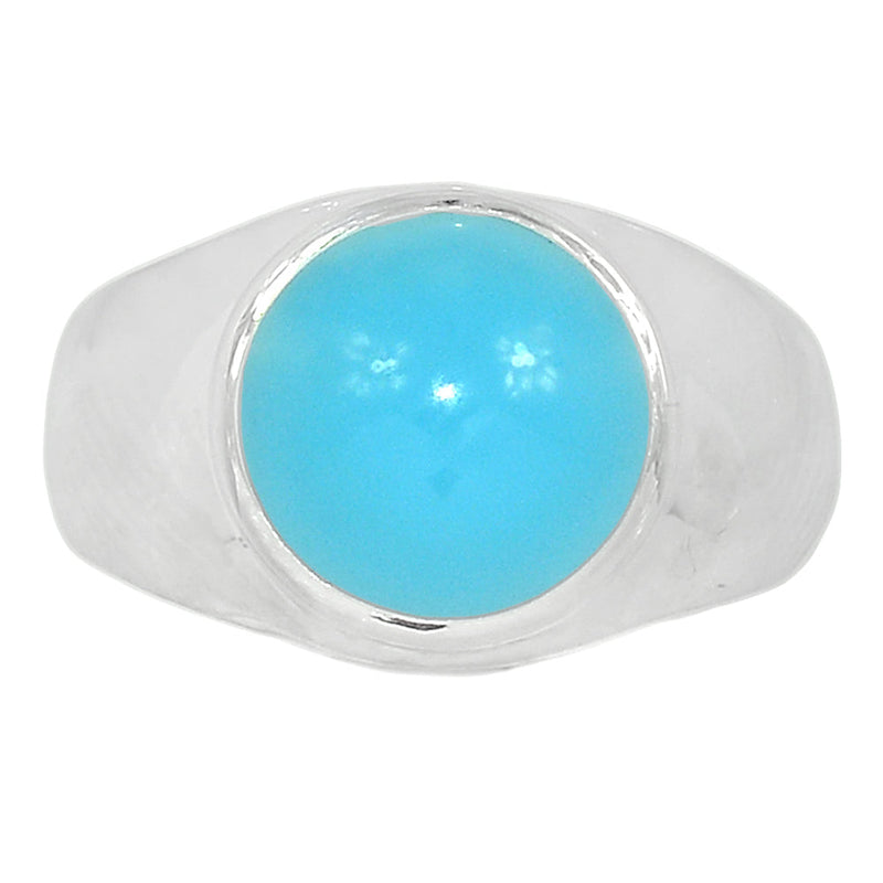 Solid - Blue Chalcedony Ring - BCDR952