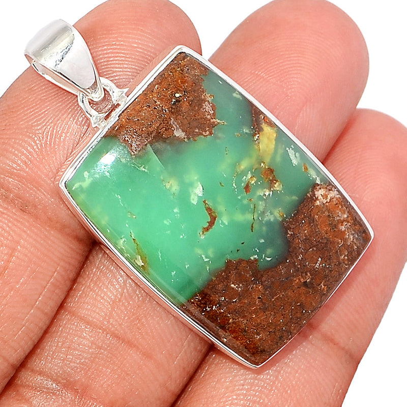 1.6" Boulder Chrysoprase Pendants - BCPP710