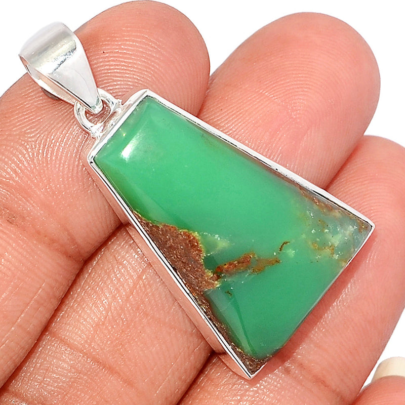 1.6" Boulder Chrysoprase Pendants - BCPP736