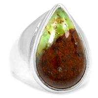 Boulder Chrysoprase Ring - BCPR32