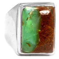 Boulder Chrysoprase Ring - BCPR90