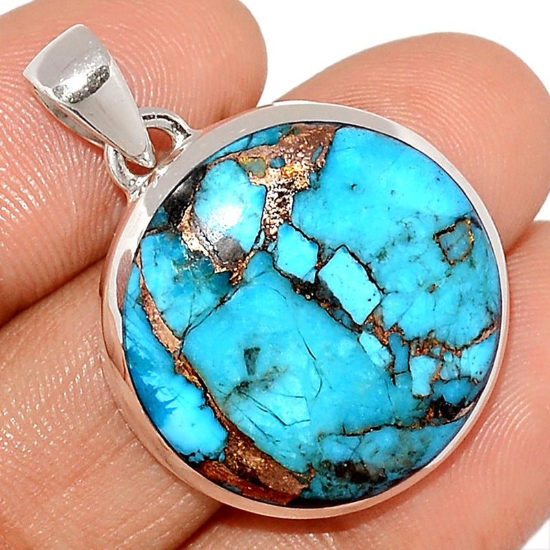 1.3" Blue Copper Turquoise Pendants - BCTP1203