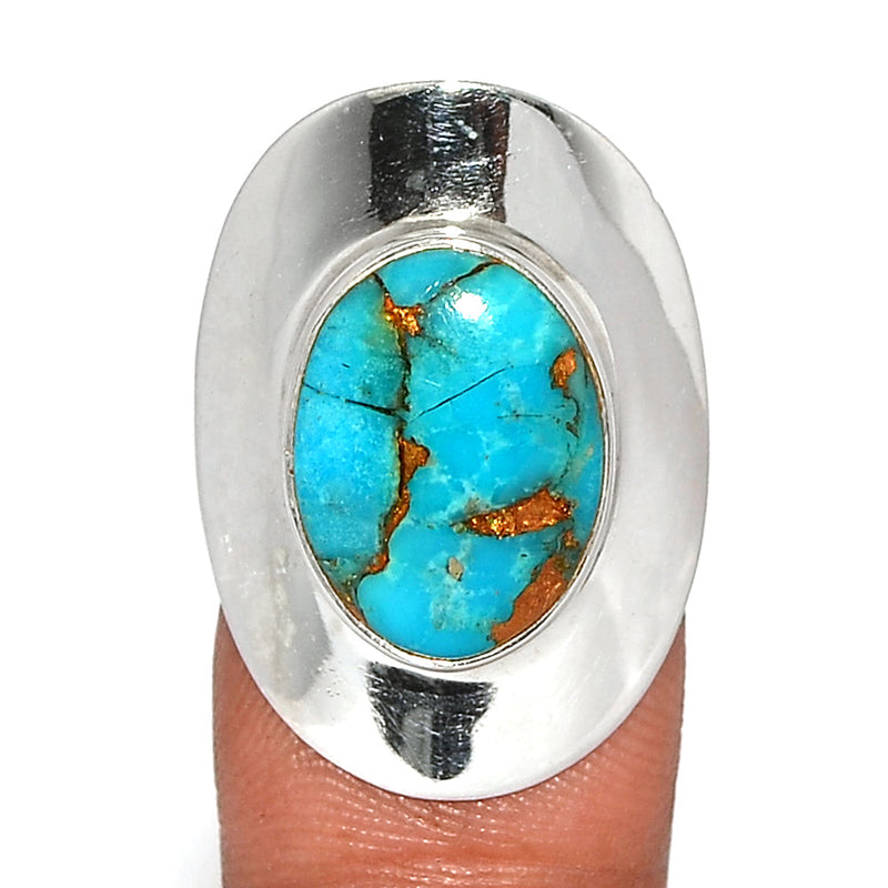 Diwa - Blue Copper Turquoise Ring -  BCTR1733