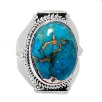 Copper Blue Turquoise Ring - BCTR672