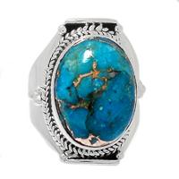 Copper Blue Turquoise Ring - BCTR672