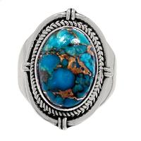 Copper Blue Turquoise Ring - BCTR737
