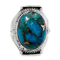Copper Blue Turquoise Ring - BCTR761