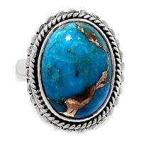 Copper Blue Turquoise Ring - BCTR860