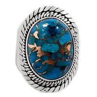 Copper Blue Turquoise Ring - BCTR898