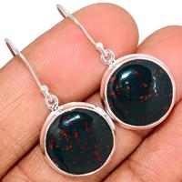 Blood Stone Earring-BDSE353