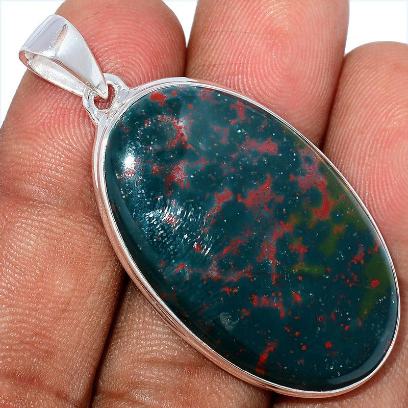 1.8" Blood Stone Pendants - BDSP1476