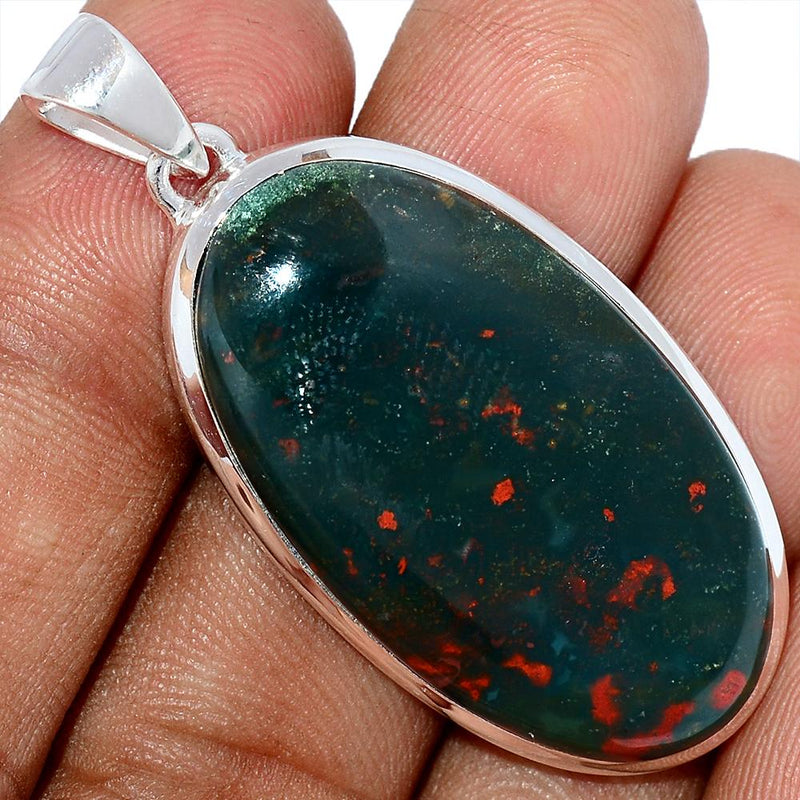 1.8" Blood Stone Pendants - BDSP1519