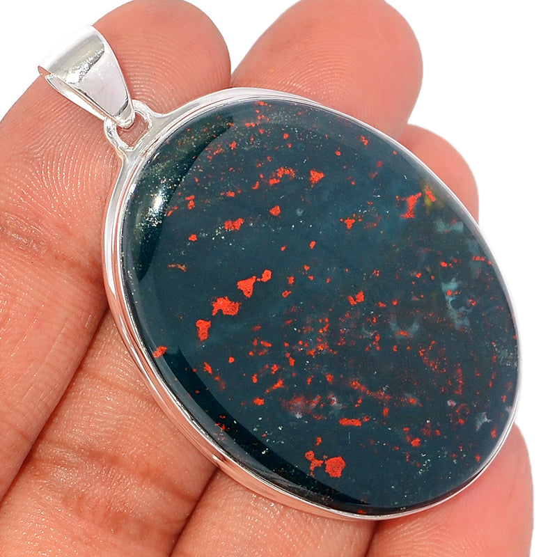 2.1" Blood Stone Pendants - BDSP1597