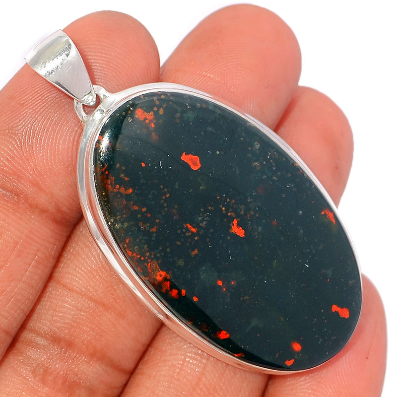 2.1" Blood Stone Pendants - BDSP1602