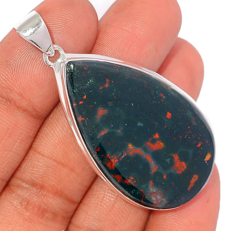 2.1" Blood Stone Pendants - BDSP1607