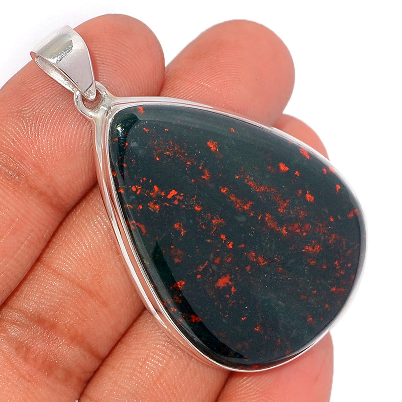 2.1" Blood Stone Pendants - BDSP1613