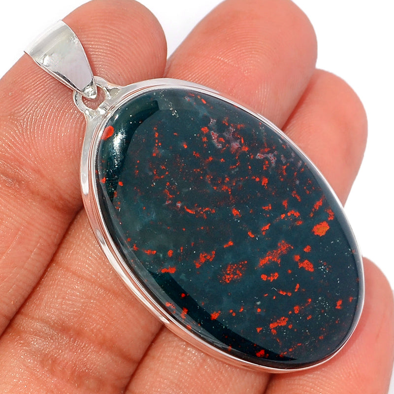 2.1" Blood Stone Pendants - BDSP1617