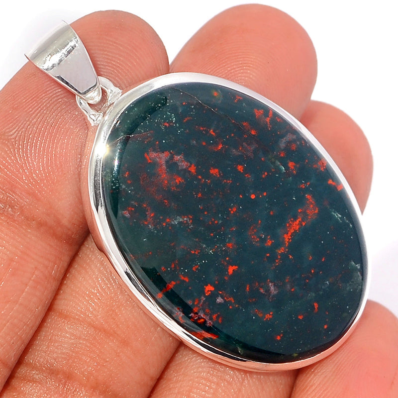 1.8" Blood Stone Pendants - BDSP1619