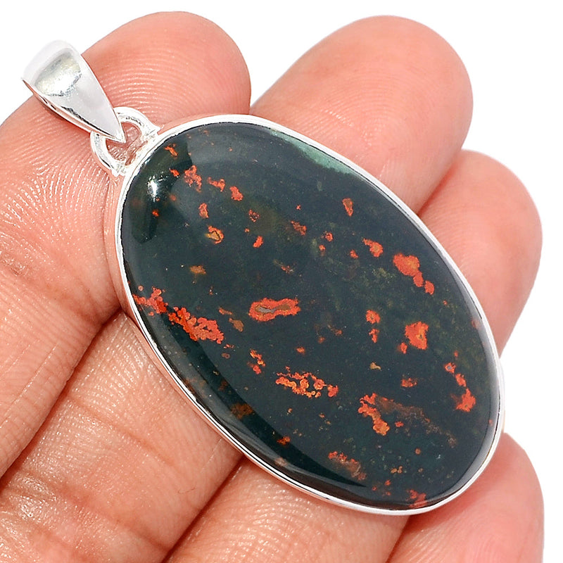 2.1" Blood Stone Pendants - BDSP1635