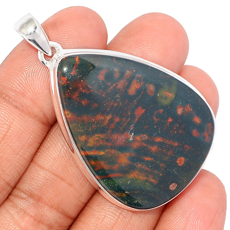 2.1" Blood Stone Pendants - BDSP1642