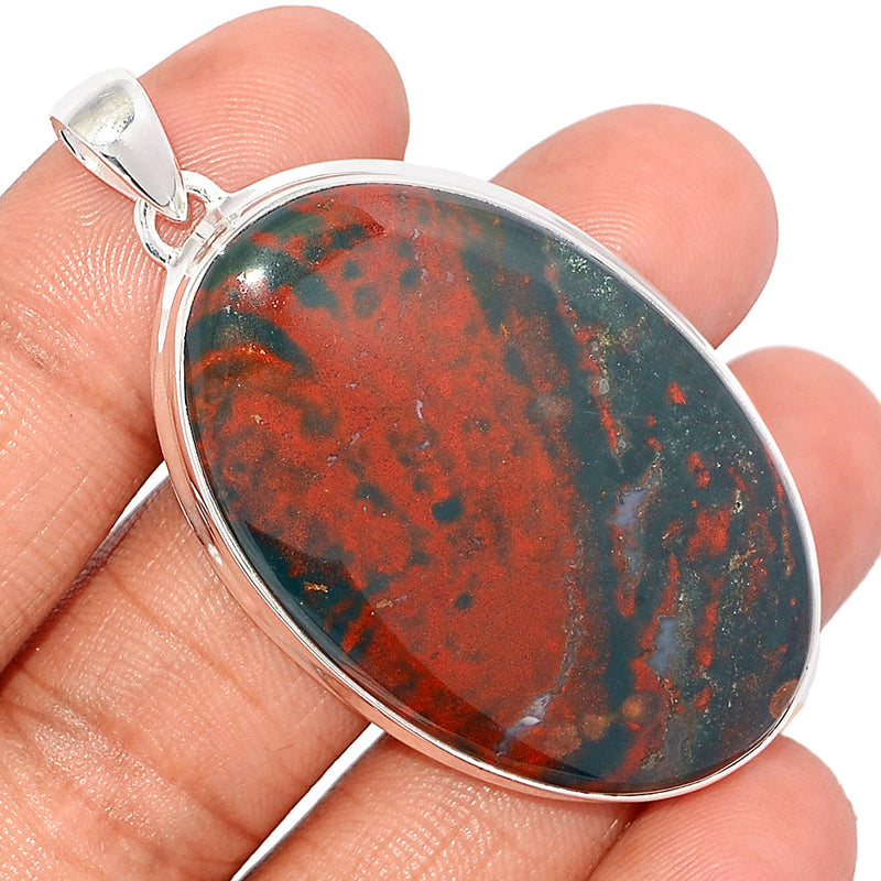 2.2" Blood Stone Pendants - BDSP1647