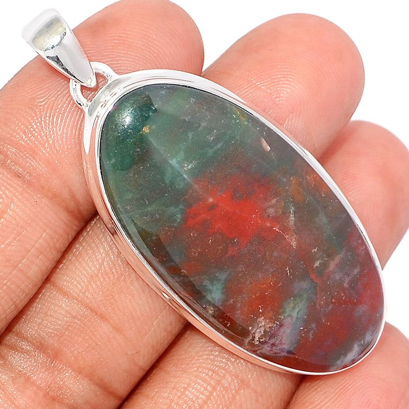 2.1" Blood Stone Pendants - BDSP1649