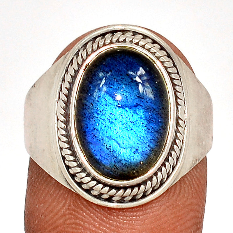 Fine Filigree - Blue Fire Labradorite Ring - BFLR1195