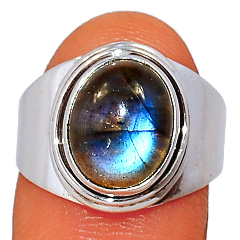 9*11MM : Blue Fire Labradorite Ring - BFLR3309