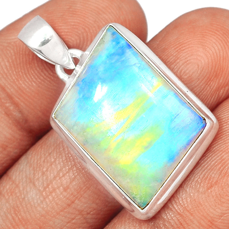 1.3" Blue Fire Moonstone Pendants - BFMP1765