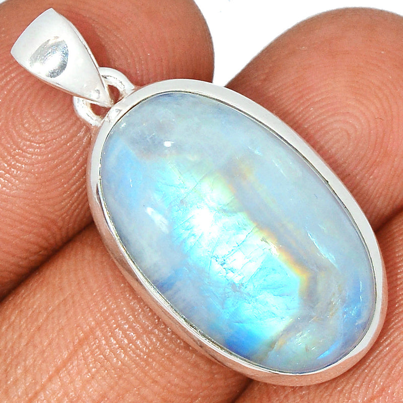 1.3" Blue Fire Moonstone Pendants - BFMP2377