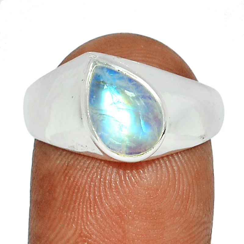 Solid - Blue Fire Moonstone Ring - BFMR3503