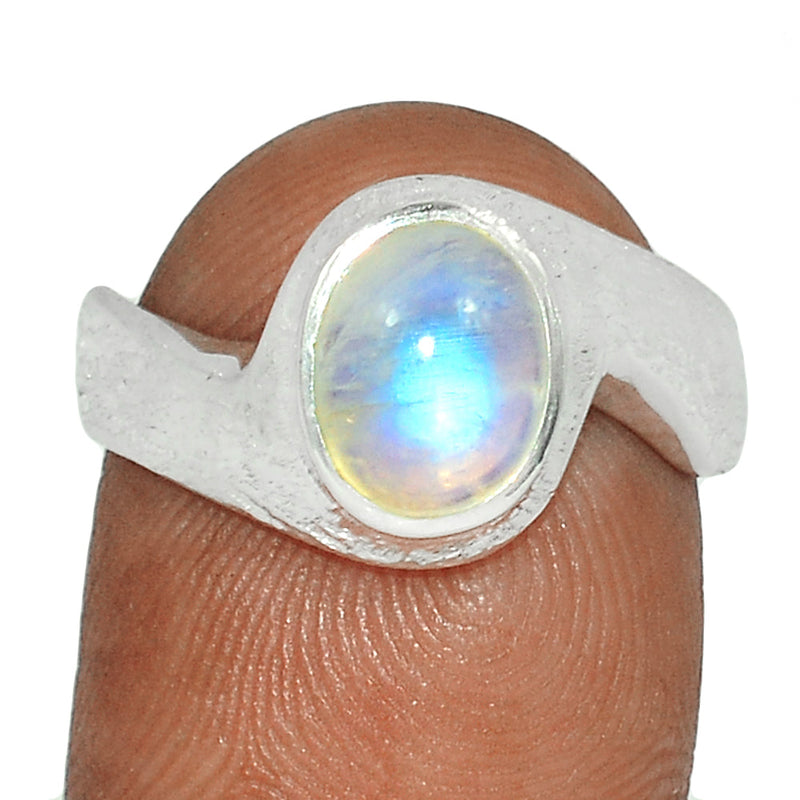 Solid - Blue Fire Moonstone Ring - BFMR3510