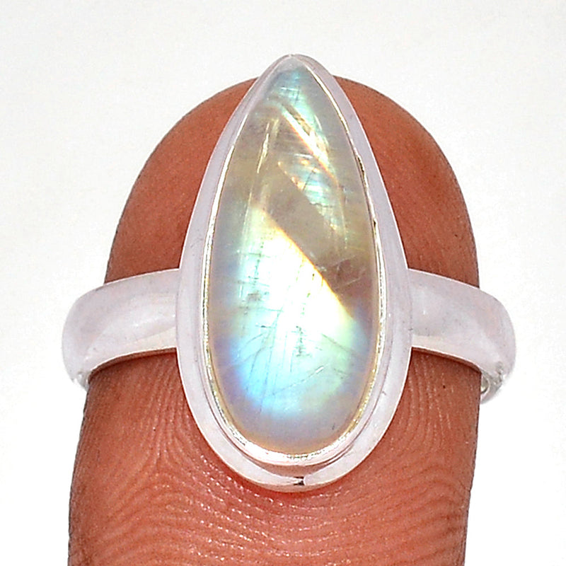 Blue Fire Moonstone Ring - BFMR4230