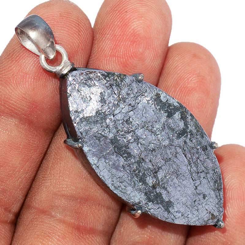 2.2" Claw - Blister Hematite Pendants - BHTP32