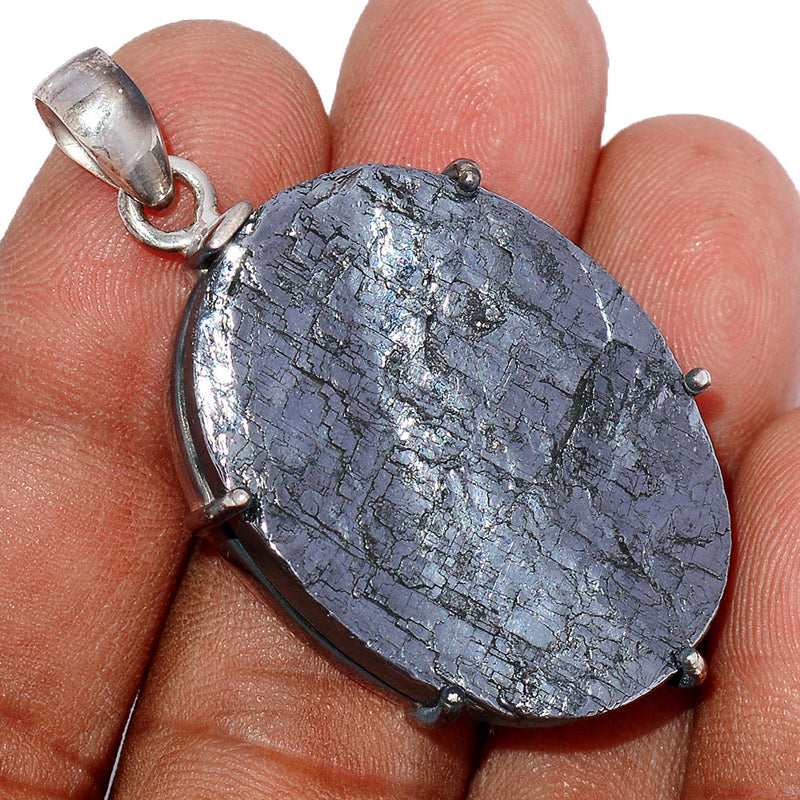 1.8" Claw - Blister Hematite Pendants - BHTP36