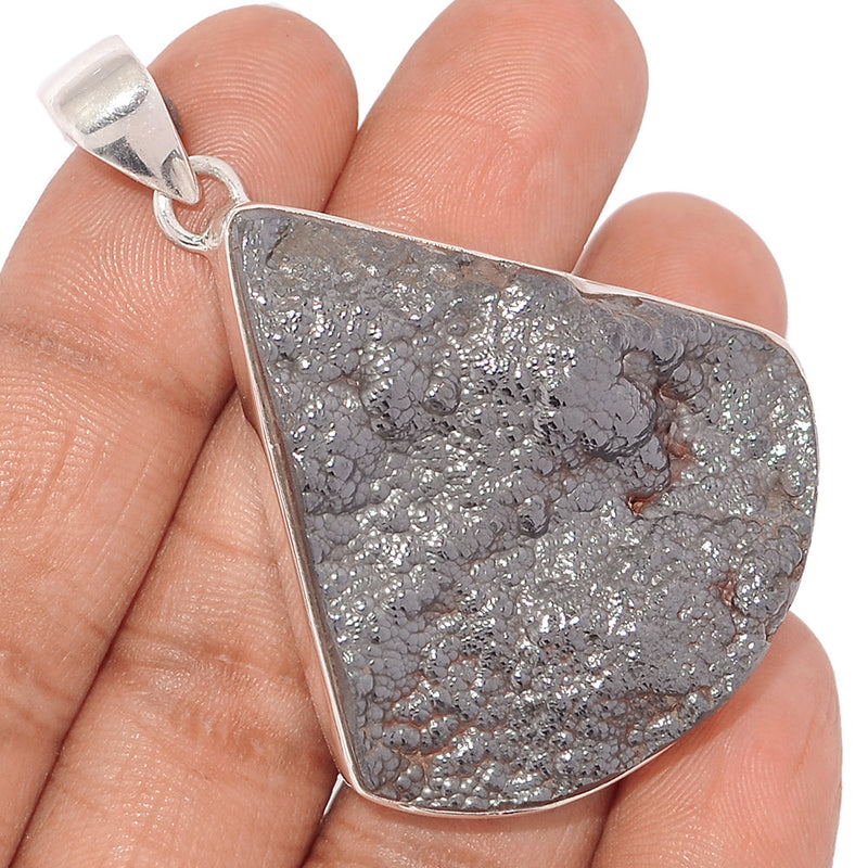 2.3" Blister Hematite Pendants - BHTP41