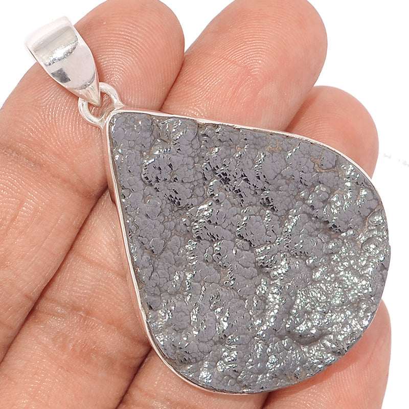 2.3" Blister Hematite Pendants - BHTP45