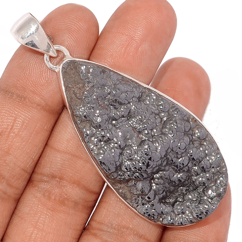 2.5" Blister Hematite Pendants - BHTP59