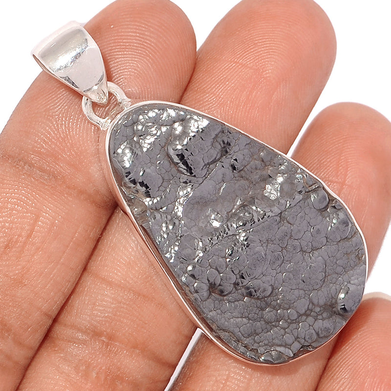 2" Blister Hematite Pendants - BHTP64
