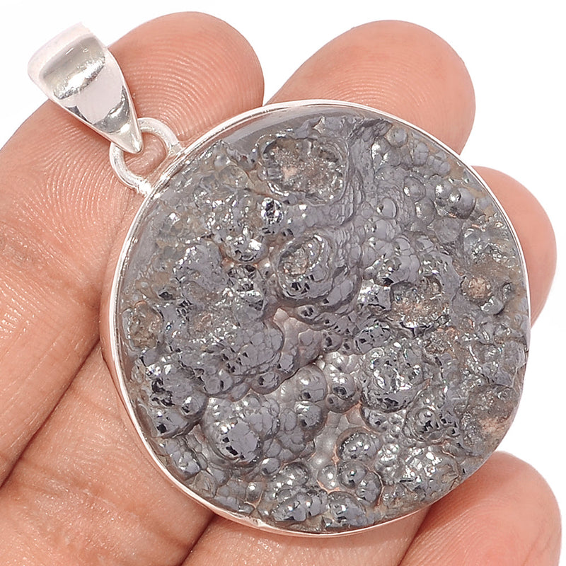 2" Blister Hematite Pendants - BHTP73