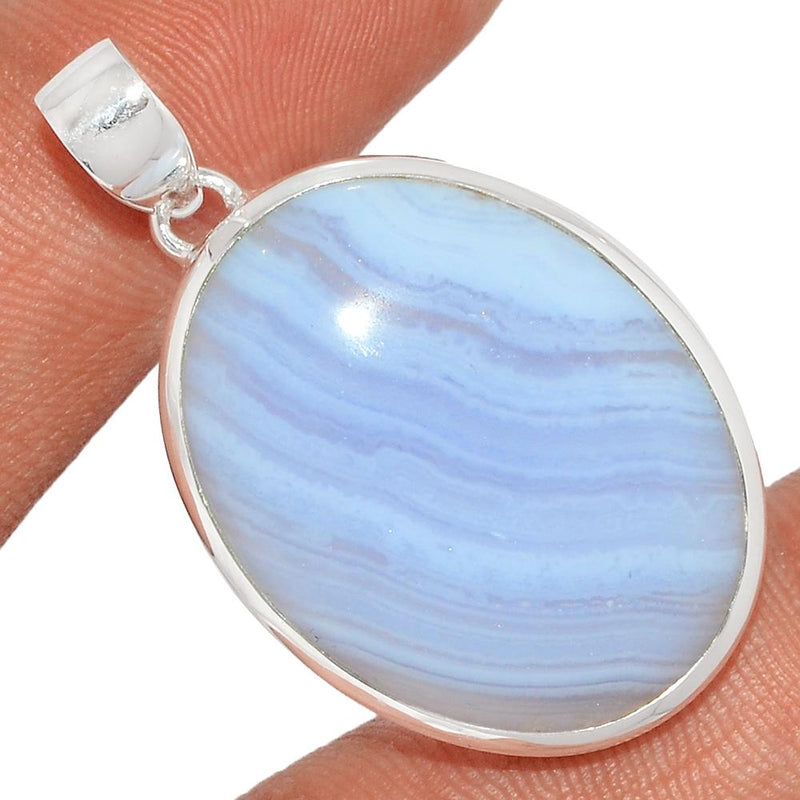 1.6" Blue Lace Agate Pendants - BLAP1616