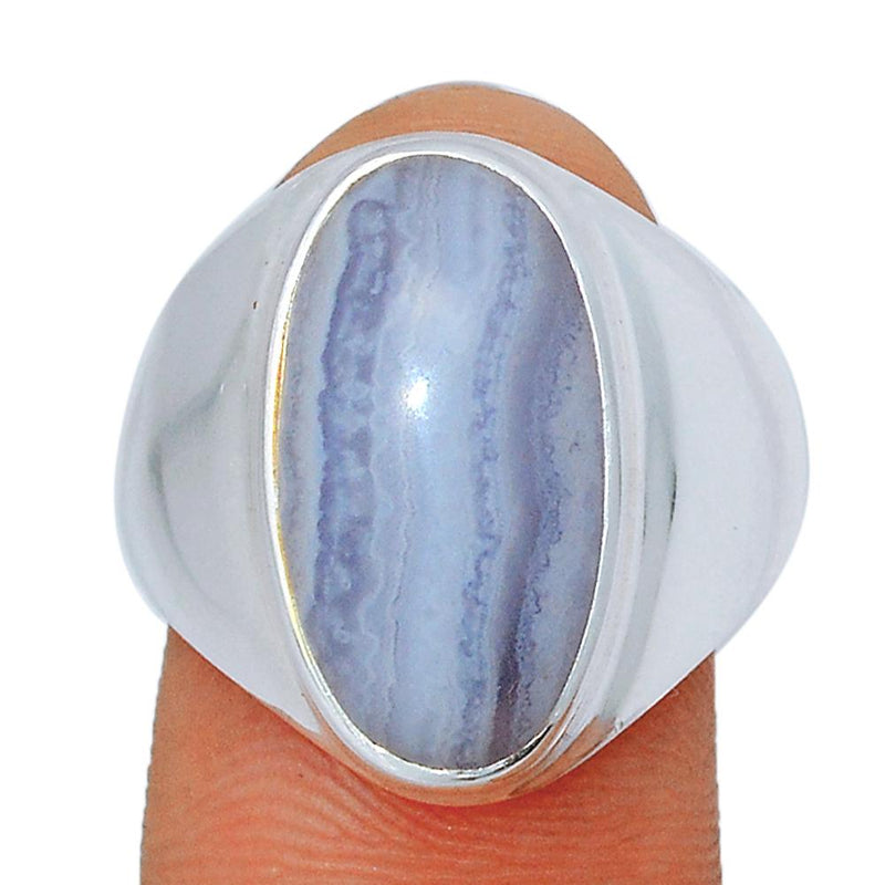 Solid - Blue Lace Agate Ring - BLAR1264