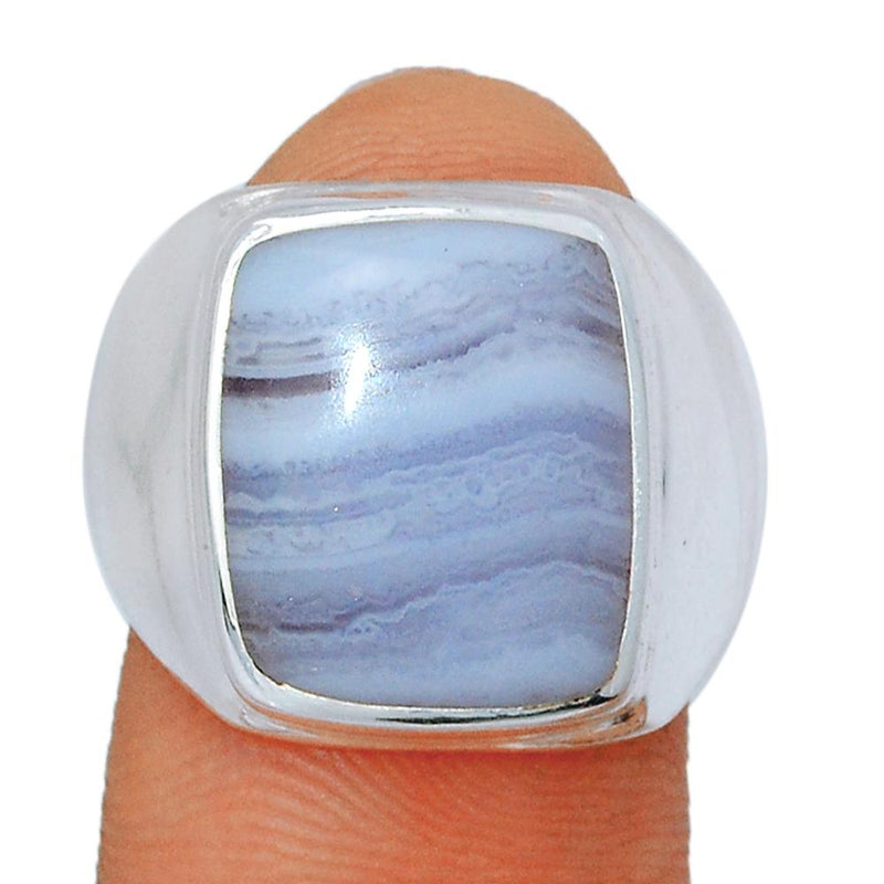 Solid - Blue Lace Agate Ring - BLAR1269